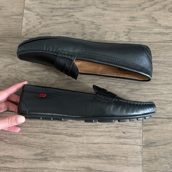 Marc Joseph Womens Black Penny Loafer - Picture 4 of 8